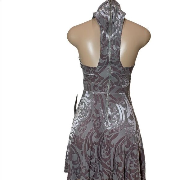 NWT- City Studio flocked Dress. - Picture 3 of 10